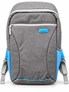 Ruggard POB-125G-V2 Compact DSLR Camera Backpack Gray Blue NWT